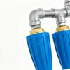 High Pressure Garden Hose Nozzle Rust Resistant Stainless Steel Ergonomic Washer Hose High-Pressure Nozzle For Car Washing