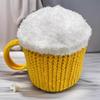 Winter Warm Hat Beer Cup Hats Beanie Unisex Hairline Cap Beer Lovers Ear Warmers for Women Men New Year Presents Fun Gift