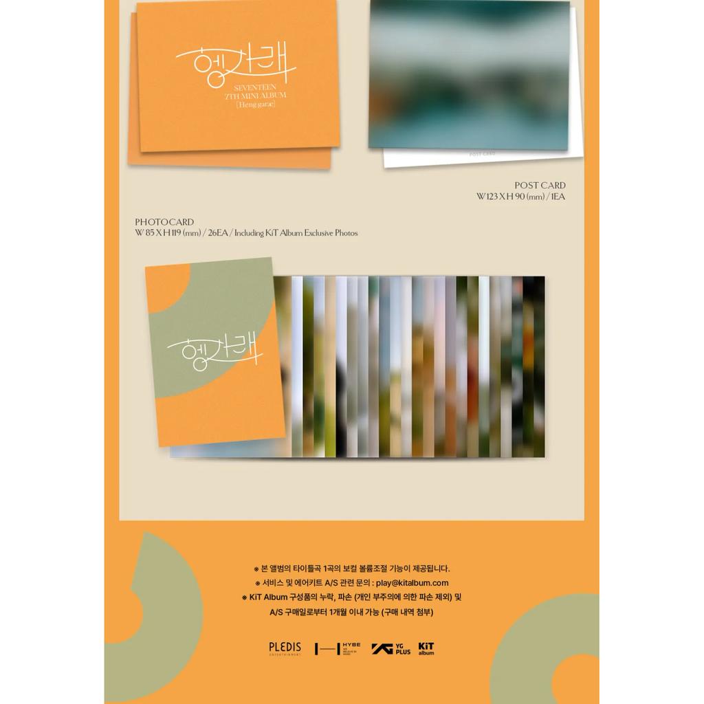 Seventeen 7th Mini Album : Heng:garæ [KiT Ver.][Renewal]