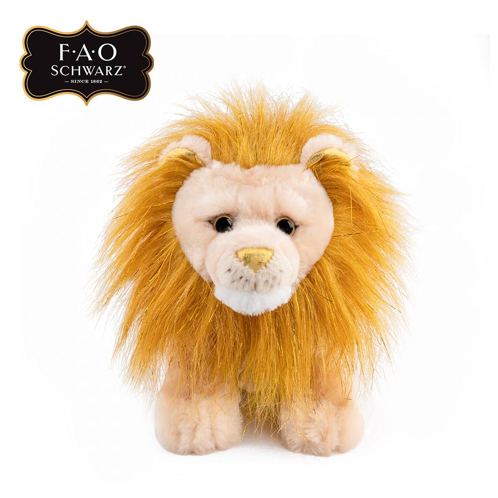 

[Toytron] F.A.O. Schwarz Golden Papa Lion 38cm Lap Plush Toy