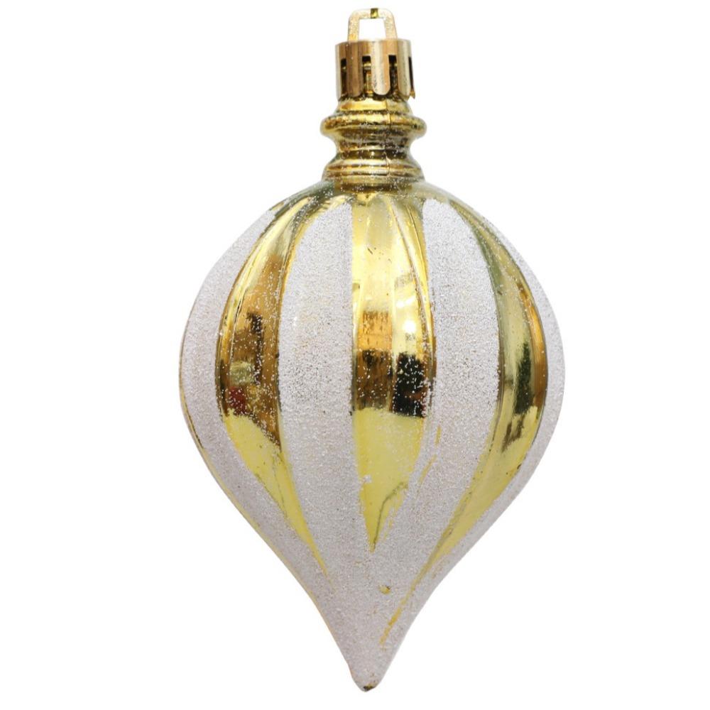 6 Stück/Karton Bemalte Kürbis Weihnachtsbaumschmuck Kunststoff DIY Bastelarbeiten Bemalte Weihnachtsgeschenkboxen Anhänger Neujahr