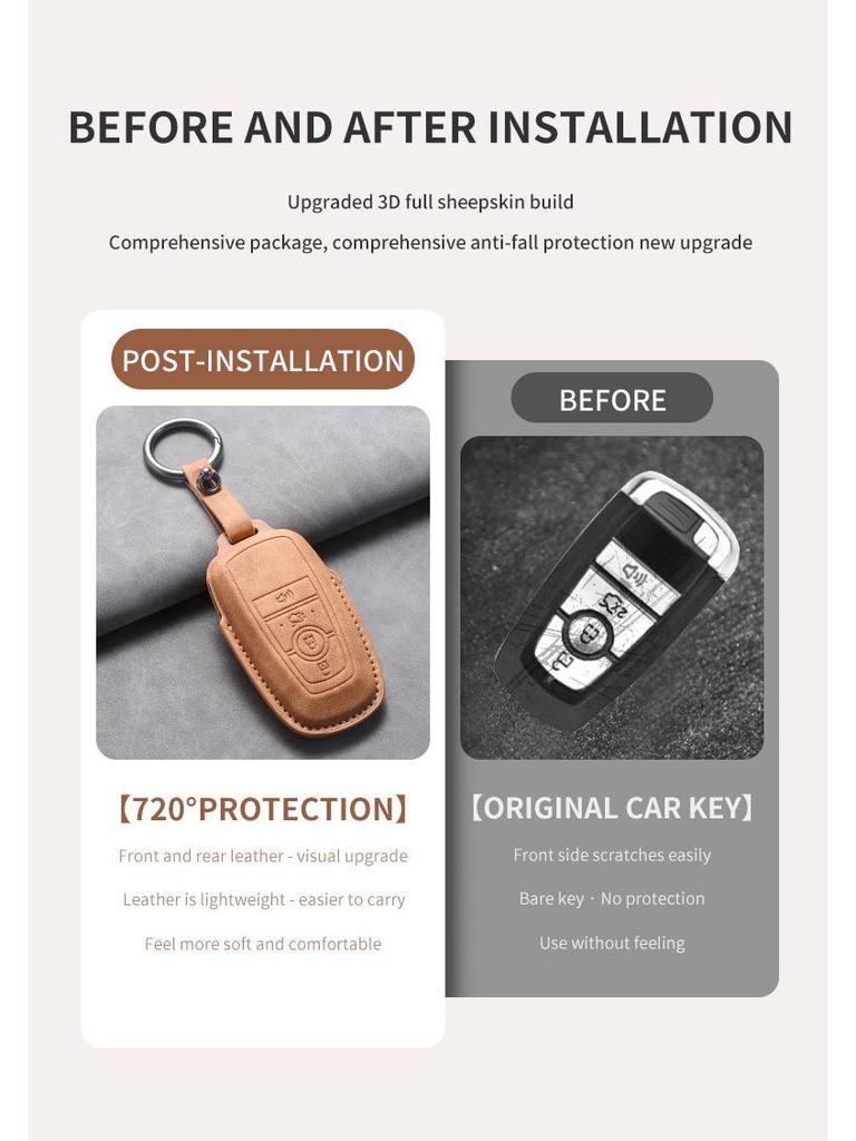 Ford Taurus Key Case: Fits Explorer, S-Max '17, Mondeo, Edge