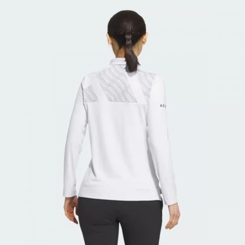 Adidas Golf 23 YearS Fw Women S Aerolady Long Sleeve Polo Shirt Hy0919