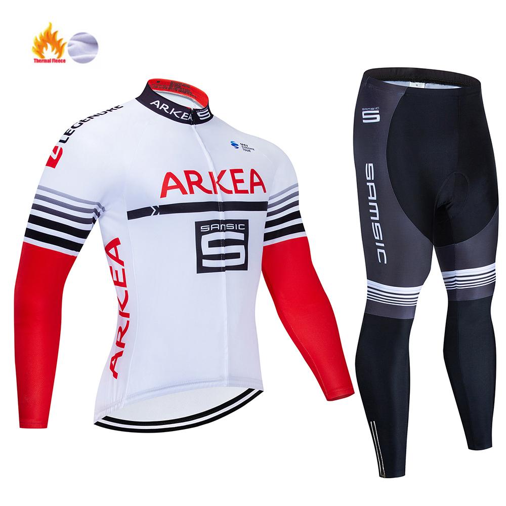 MTB Bike Clothes Maillot Ropa Ciclismo Invierno Bicycle Thermal Fleece Cycling Clothing 2026 Winter Warm Cycling Clothing Set