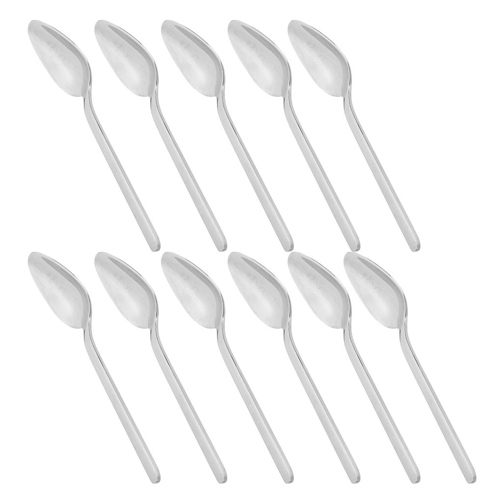 12 st Förtjockade Kaffeskedar 316 Rostfritt Stål Spegelpolering Dessertsked PresentförpackningJ13421/04