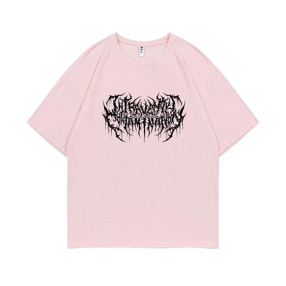 Playboi Carti Narcissist Print T-Shirt Opium Actual Hate Hip Hop Rapper Tshirt Unisex's Fashion Gothic T Shirts Male Vintage Tees