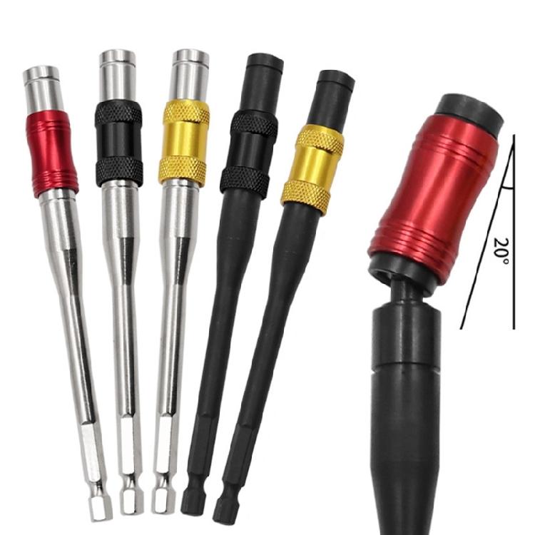 Reliable Steel Drill Bit Extension Rod Efficient Power Tool Bit Extension Rod Practical Steel Drill Bit Extension Rod