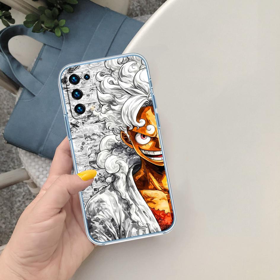 FM4 Anime One Piece Transparent Phone Case for Motorola Moto G40 G04 G05 One Ace Action Fusion + Plus Hyper Macro Vision Zoom