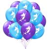 Mermaid-Themed Party Decoration Set: Ocean Mermaid Birthday Banner, Cake Topper, and Balloon Decorations