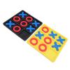 2Set XO Board Game Plastic Classic XO Chess Board Game Indoor Party Game with X and O Pieces for