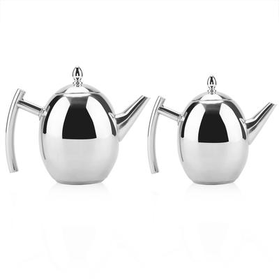 Coffee Water Kettle Stainless Steel Teapot Tea Coffee Water Kettle Container with Removable Mesh Filter 1000ml/1500ml