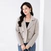 Fanzhen Women's Short Wool Blend Coat for Petite Fit