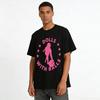 Funny Bowling Girl Print Top Dolls With Balls Creative Casual Versatile Short Sleeve T-Shirt Pure cotton T-shirt