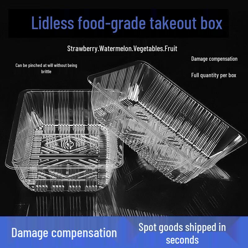 Disposable Clear Plastic Fruit Container