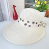 Hat Women's Summer Sun Hat Duck Tongue Straw Hat Women's Sun Hat Seaside Leisure Trip Beach Hat Big Edge Sun Protection Hat