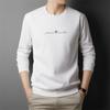 Men's 2025 Winter Plus Velvet Thickened Round Neck Long Sleeve T-shirt Base Layer