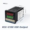REX-C100 PID regulátor teploty 220V 400 stupňů Digitální termostat Výstup 40A SSR Termočlánek typu K