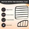 Precise Tail Light Lamp Covers Blinds ABS Rear Taillight Guard For Jeep Renegade 2016 2017 2018 2019 2020 2021, Black