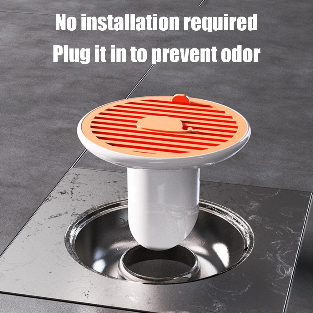 Deodorant Drain Core Toilet Insect-proof Anti-odor Floor Drain Cover Shower Sewer Hair Strainer for Bathroom Accessories 1PC