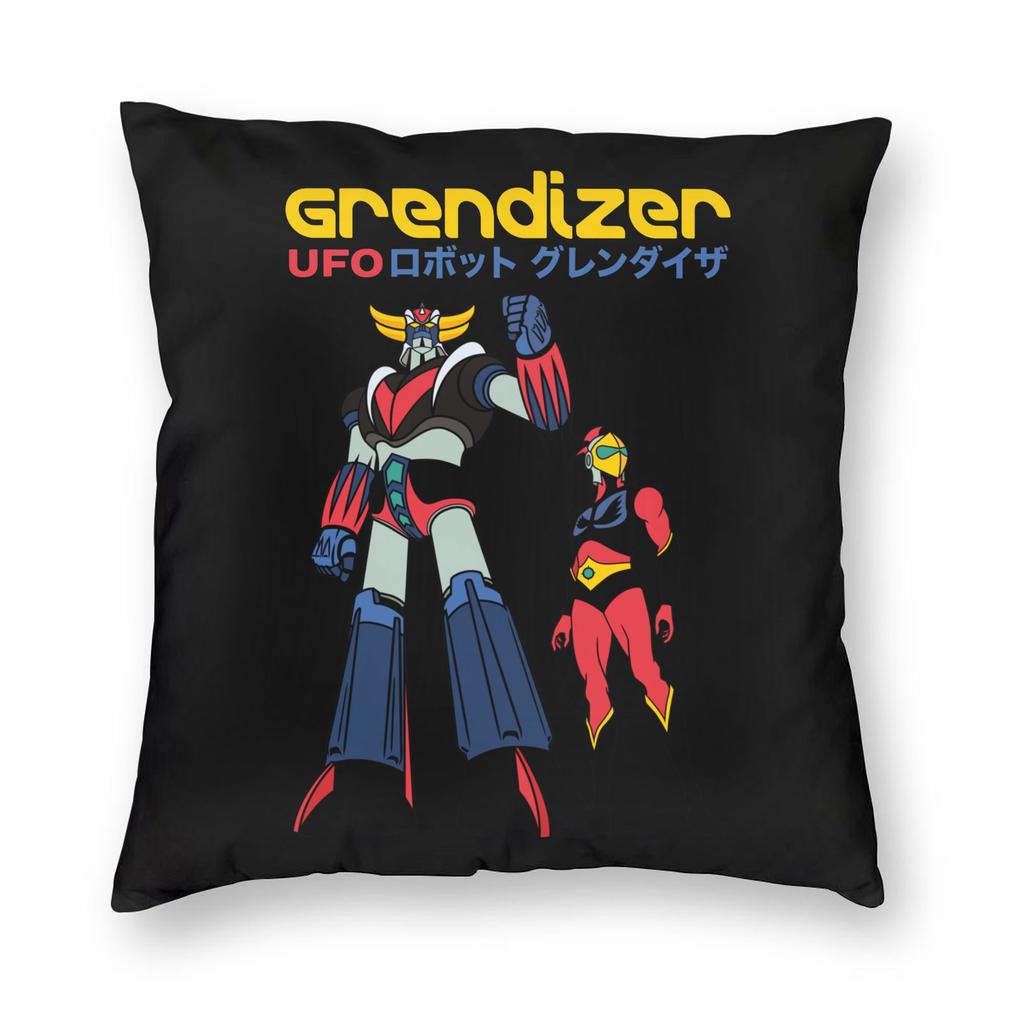 Ufo Robo Grendizer Pillowcase Printed Polyester Cushion Cover Decor Throw Pillow Case Cover Home Square 45*45Cm