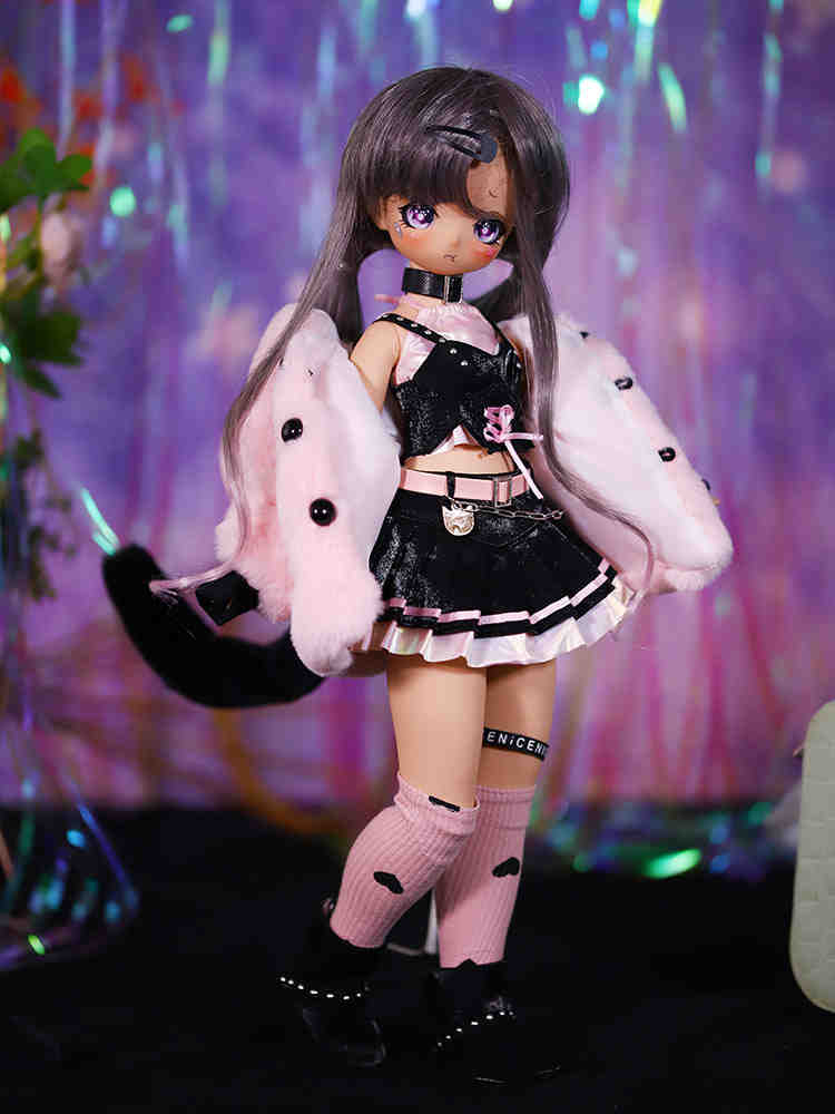 Official Dream Fairy 1/4 Kawaii 16 Inch Ball Jointed Doll Full Set With Student Uniform Bjd Msd Diy Collection Toy Girls