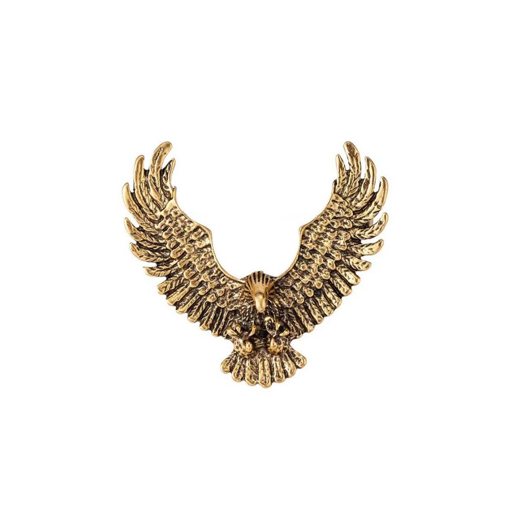 Reclaimed eagle brooch, personalized creative metal badge, accessory, collar badge, medal, suit pin, decoration item