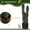 Artificial Cactus Highly Realistic Artificial Plant Large Size Dim. Diameter 17 X 60H Cm Green