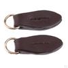 2 Shape Zipper Heads Leather Zip Pendant Puller for Handbags