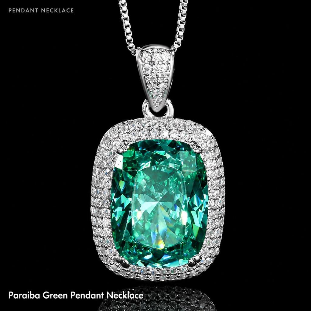 WNFU Women's Jewelry Set, Paraiba Green, Copper