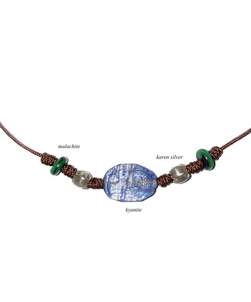 Runds Brown Gemstone Necklace