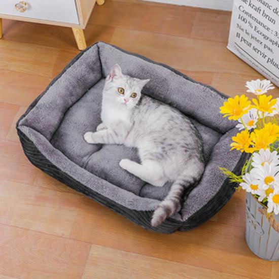 Warm All-Season Enclosed Pet Bed for Cats & Dogs