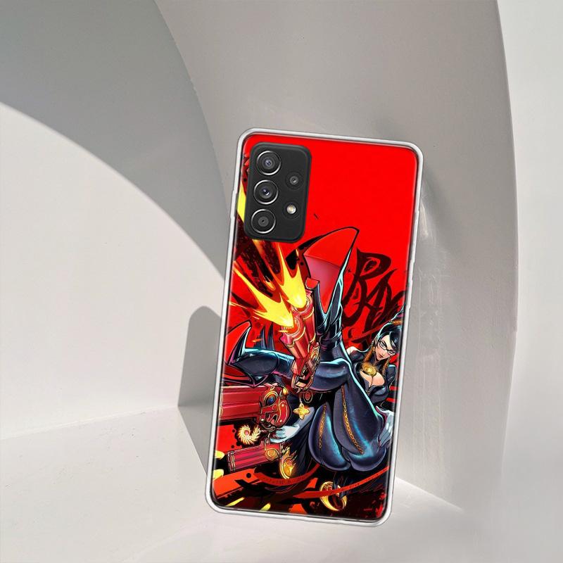 Bayonetta Phone Case for Samsung A54 A57 A37 A17 A14 A15 A12 A24 A34 A55 A35 A25 A52S A07 A05S A04S A22 A32 A72 Galaxy Note 20 1