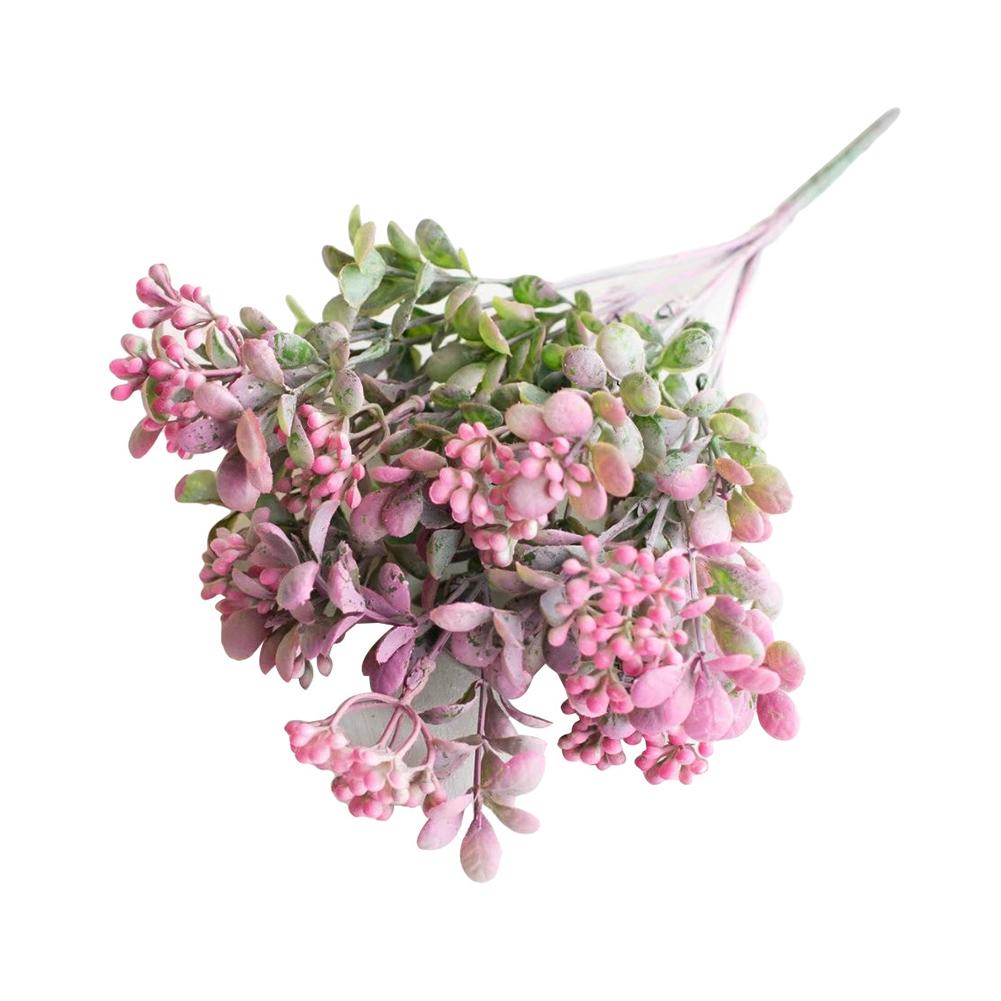 1 Bouquet Small Fruits Artificial Plant 7 Branches Wedding Home Decoration