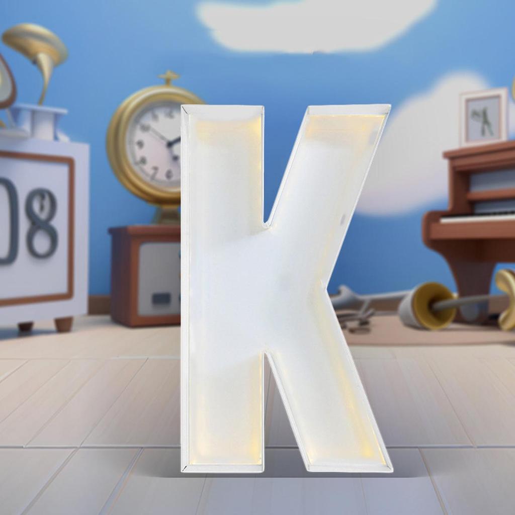 1Pc 64cm Mosaic Balloon Frame Letters Big Marquee Light Up Letters DIY Kit for Birthday Party Wedding Backdrop Decor Letter A-Z Pre-Cut Foam Board