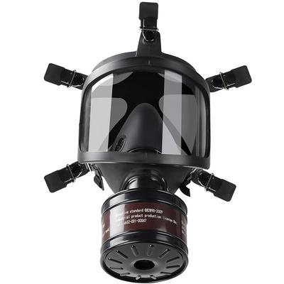  Full Face Respirator Mask with 40mm Activated Carbon Filter, Anti Fog, Voice Amplifier for Painting, Chemical, Welding