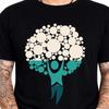 Abstract Human Tree Of Life Geometric Circle Dot Art Nature Graphic T-Shirt.