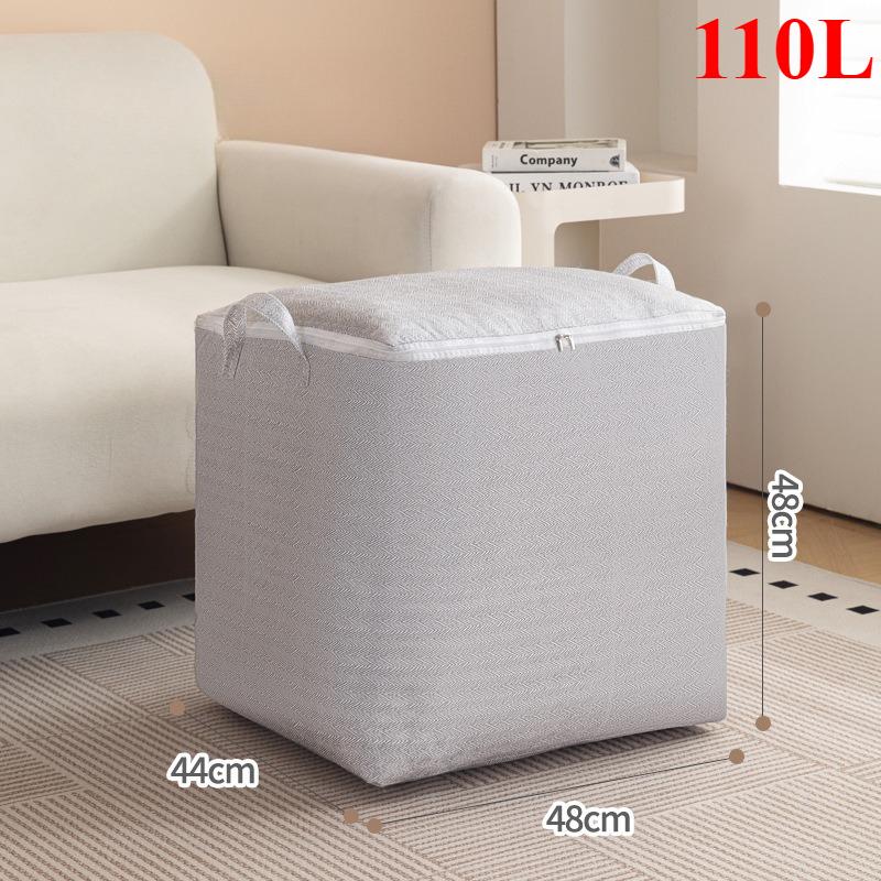 Large-Capacity Waterproof Storage Bags Foldable Home Organizer for Quilts Moving Luggage Bedroom Storage Foldable Storage Box