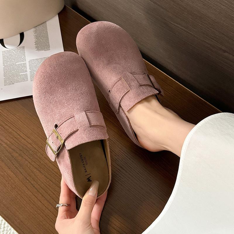 

Весна 2025 нова версія платформи ретро жовта серія всеохоплюючі туфлі жіночі невеликі туфлі на м якій підошві, що збільшують зріст, Boken 40 рожевий