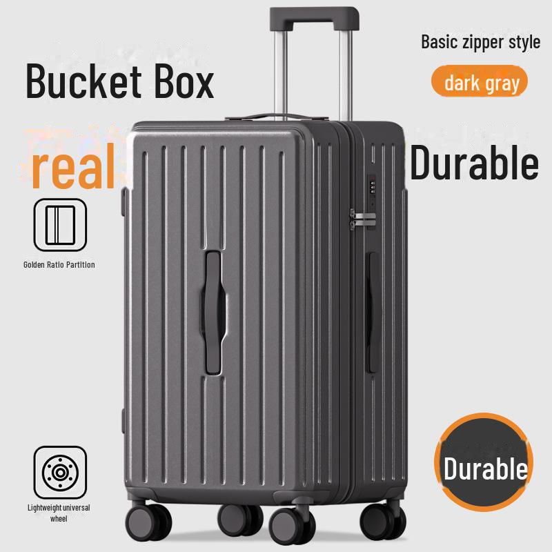 

«Прочный 24-дюймовый чемодан на колесиках с подстаканником и прочным замком для мужчин и женщин» 28-inch Extra Large