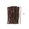 50Pcs New Solid Color Alloy Hair Sticks Hairpins Vintage Hair Clips Barrettes Bun Holder For Women Styling Tools