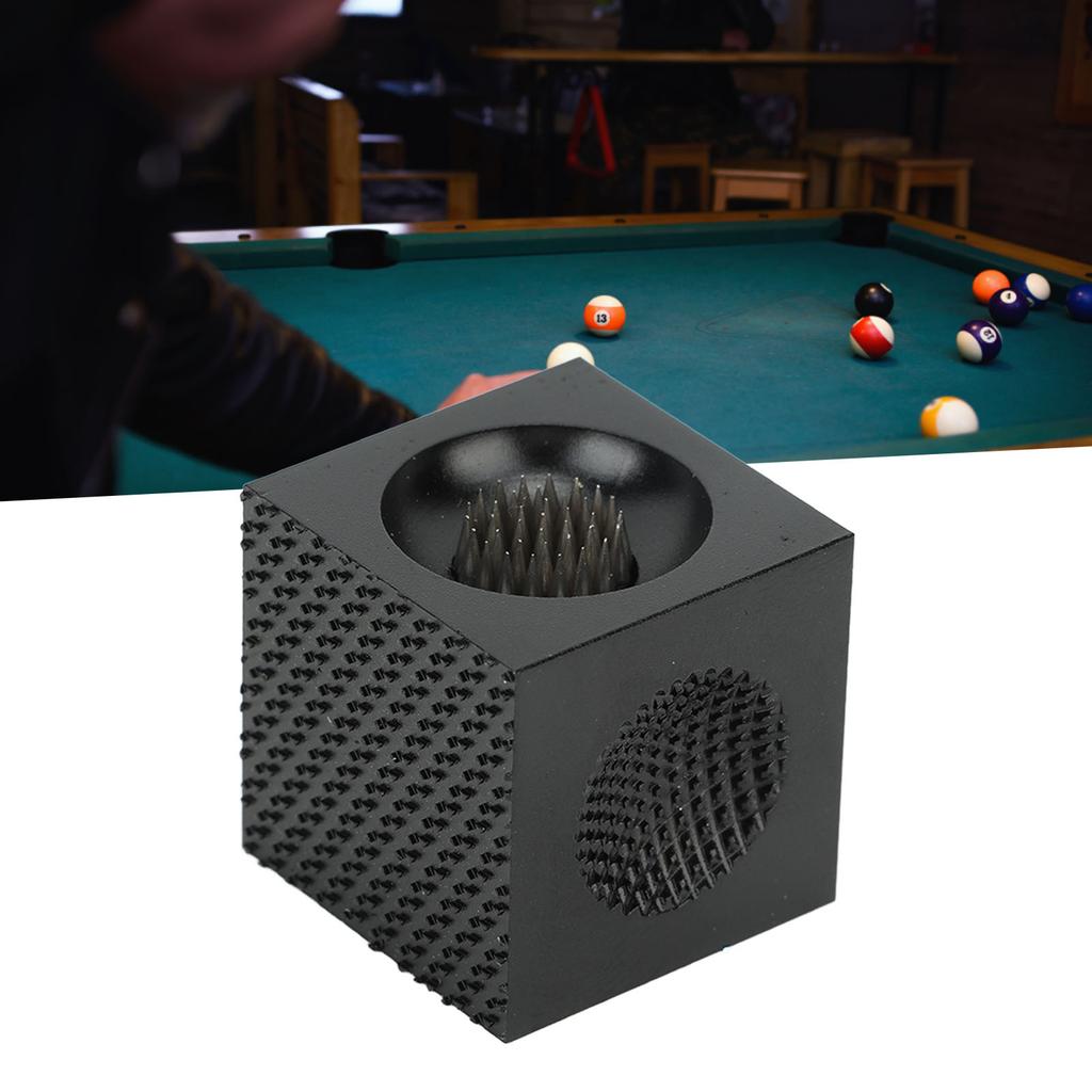 Pool Cue Tip Repair Tool Multifunctional   Shape Aluminum Alloy Portable Billiard Cue Tip Trimmer Grinder
