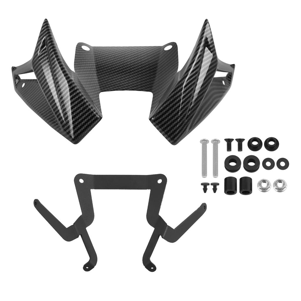 For Honda CB500 Hornet 2024 2025 Front Downforce Spoiler Aerodynamic Naked Winglets CB 500 Accessories Front Fairing Deflector