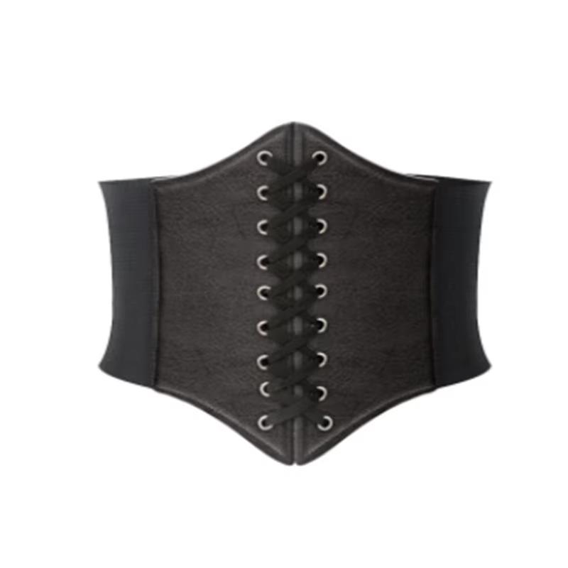 

Fashion Elastic Gold Corset Wide Belt For Women Luxury Brand Designer Waist Strap Female Dress Skirt Coat Decorative Girdle 60-80cm