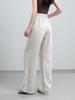 Yifeilaicer Women's Linen Wide-Leg Summer Pants - 2026 Ice Silk Casual Drape