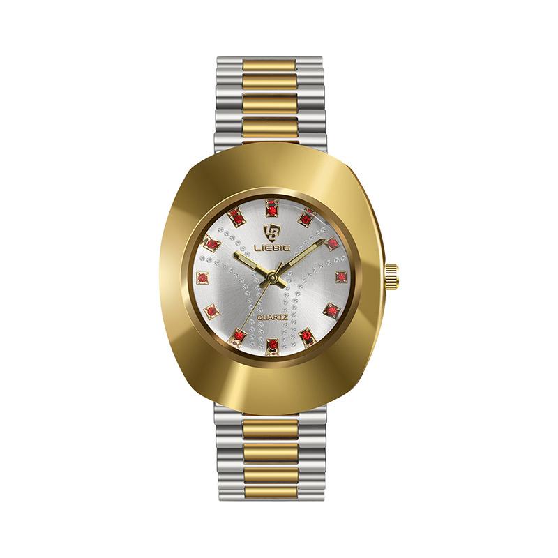 

SKMEIFashion креативные мужские и женские часы с бриллиантовой инкрустацией, популярные водонепроницаемые часы для пары со стальным ремешком