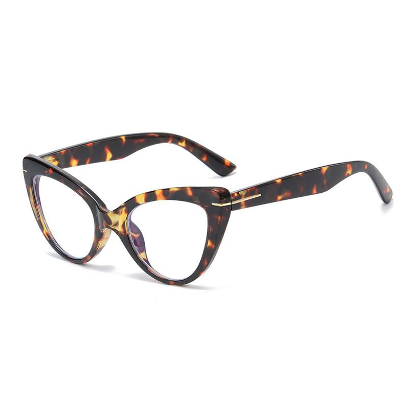 Women Cat Eye Leopard Computer Reading Glasses Blue Light Blocking Presbyopia Eyewear With Diopter +1.0+1.5+2.0+2.5+3.0oculos