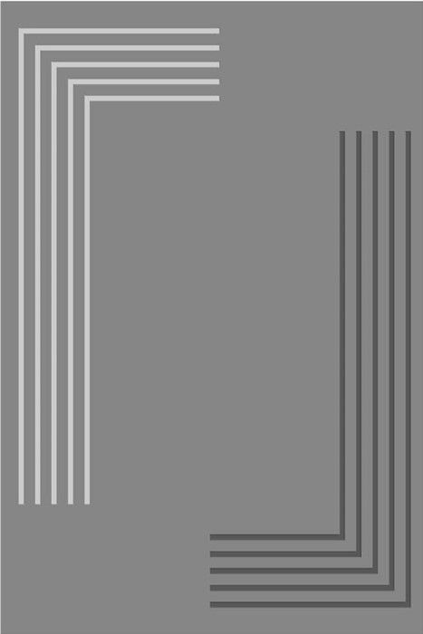 Tapis GREC Gris, Dimension: 80x150