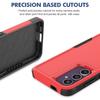 For Samsung Galaxy S24 FE Case 2-in-1 PC+TPU Shockproof Phone Cover