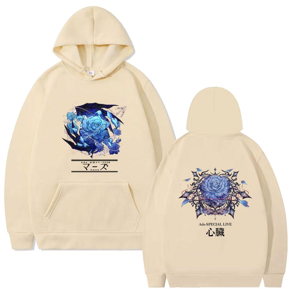 Ado Tour Merch Hoodie Men Women Fashion Oversized Streetwear Men's Y2k Japanese Style Hooded Tracksuit Male Hoodies