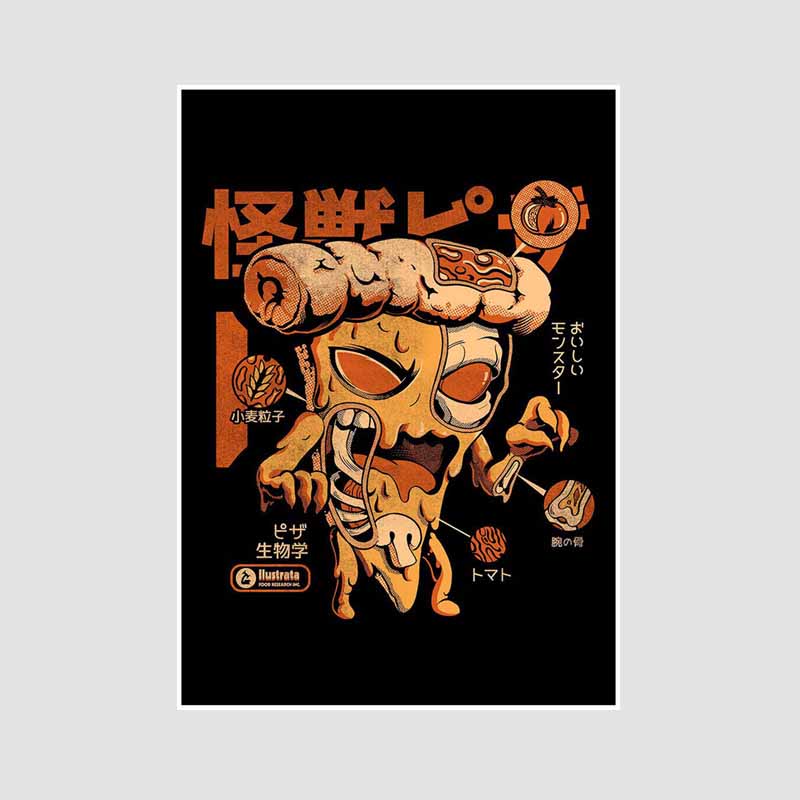 Japanese Food Guide Retro Posters Funny Noodles Poster Mural Wall Art Prints White Paper Art Painting Room Decoration Pictures Home Decor